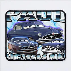 Paul Newman Cars 90s Bootleg Style Mousepad