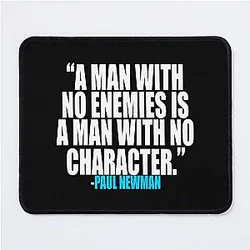 Paul Newman Enemies Mouse Pad