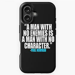 Paul Newman Enemies Tough iPhone Case