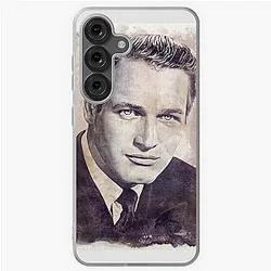 Paul Newman Art vintage watercolor soft case for Samsung Galaxy D41