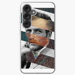 Van Gogh Self Portrait and Paul Newman Pop Retro Vintage Mashup Collage Samsung Galaxy Case