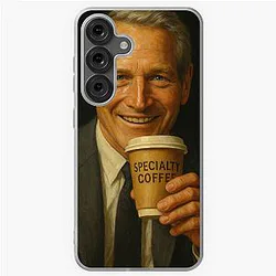 Paul Newman Drinking Coffee Samsung Galaxy Case