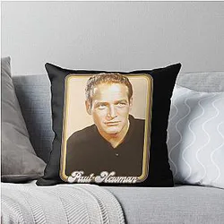 Paul Newman Throw Pillow