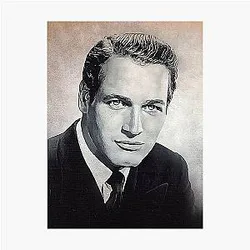 Paul Newman Art Oil D90 Photographic Print