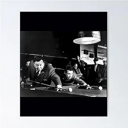 Jackie Gleason and Paul Newman Poster