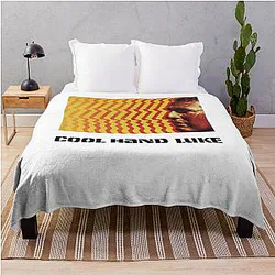Cool Hand Luke T Shirt Stuart Rosenberg Donn Pearce Paul Newman Cinema Film Throw Blanket