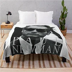 Paul Newman the Perfect Man Throw Blanket