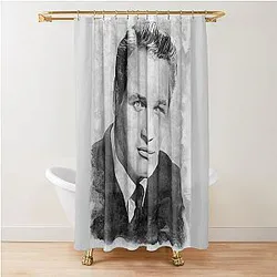 Paul Newman watercolor painting D42 Shower Curtain