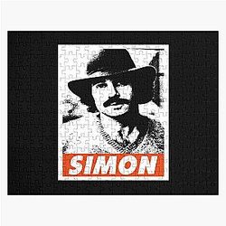 Mens Funny Paul Simon Gift For Music Fans Jigsaw Puzzle