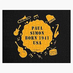 Paul Simon USA 1941 Music D42 Jigsaw Puzzle