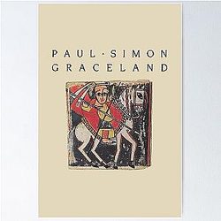 Paul Simon Graceland Poster