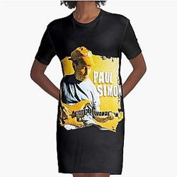 Paul Simon Graphic T-Shirt Dress