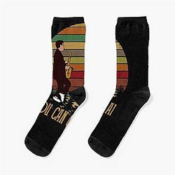 Mens Funny You Can Call Me Al Paul Simon Vintage Version Gifts For Fan Socks
