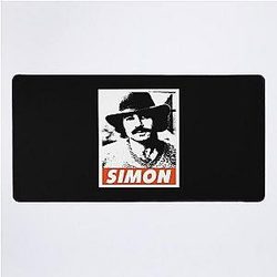 Mens Funny Paul Simon Gift For Music Fans Desk Mat