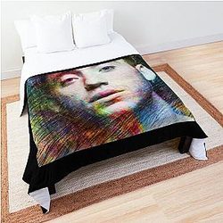 Paulo Londra Rainbow Crayon Effect Design Comforter