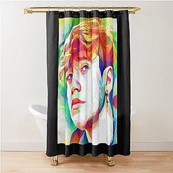 Paulo Londra Rideau de douche de peinture multicolore