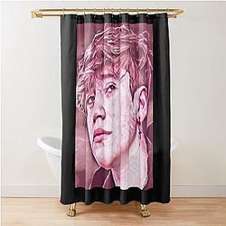 Paulo Londra Rideau de douche à effet or rose