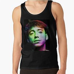 Paulo Londra Rainbow Effect Design Tank Top