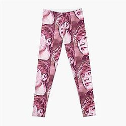 Paulo Londra Leggings Rose Gold Effect Design