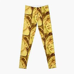 Paulo Londra Leggings Golden Art Effect Design