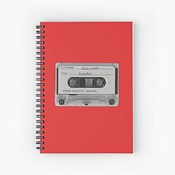 Paulo London Cassette Homerun Spiral Notebook