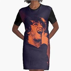 Paulo Londra Vestido de camiseta de efecto cálido