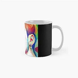 Paulo Londra Multicolor pintura efecto diseño mug clásico