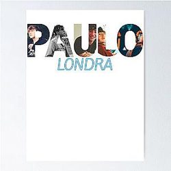 Paulo Londra clássico autocolante de camiseta Poster
