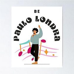 Paulo Londra Être Paulo Londra Affiche colorée
