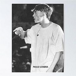 Paulo Londra B&W Poster
