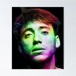 Paulo Londra Poster design effetto arcobaleno