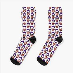 Paulo Costa Orange Socks