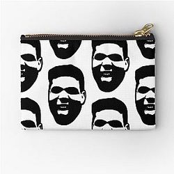 Paulo Costa Black Zipper Pouch