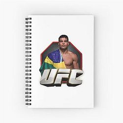 Paulo Costa UFC Fighter Spiral Notebook