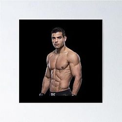 Paulo Costa UFC middleweight MMA Poster