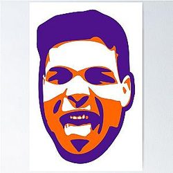Paulo Costa Orange Poster