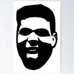 Paulo Costa Black Poster
