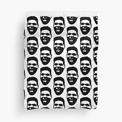 Paulo Costa Black Duvet Cover