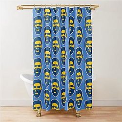 Paulo Costa Yellow Shower Curtain