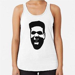 Paulo Costa Black Racerback Tank Top