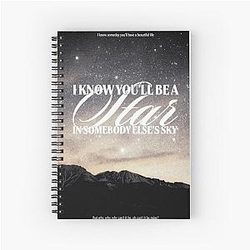 I know you'll be a star - Pearl Jam  Spiral Notebook