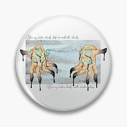 "Bitter Hands" (Pearl Jam - Black) Pin