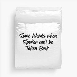 Pearl Jam Lyrics Duvet Cover