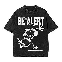 Pearl Jam Washed T-Shirt – Be Alert Grunge Design 