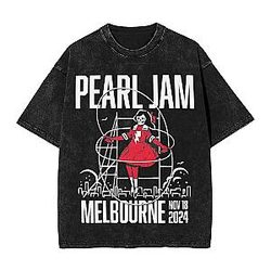 Pearl Jam Washed T-Shirt – Retro Rock Concert Merch