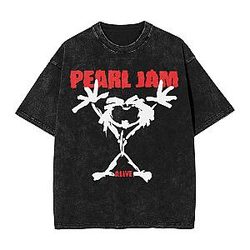 Pearl Jam Washed T-Shirt – Grunge Spirit Design