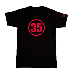 Red Circle 35 Logo LA 1004 Pearl Jam T-Shirts