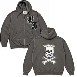 Crashious Roadside DTNK2810 2D Zipped Pearl Jam Hoodies