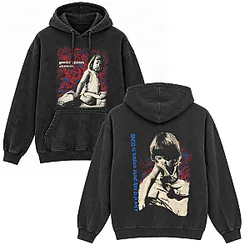 Vintage 1990s 90s DTNK2810 Washed Pearl Jam Hoodies