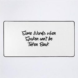 Pearl Jam Lyrics Desk Mat